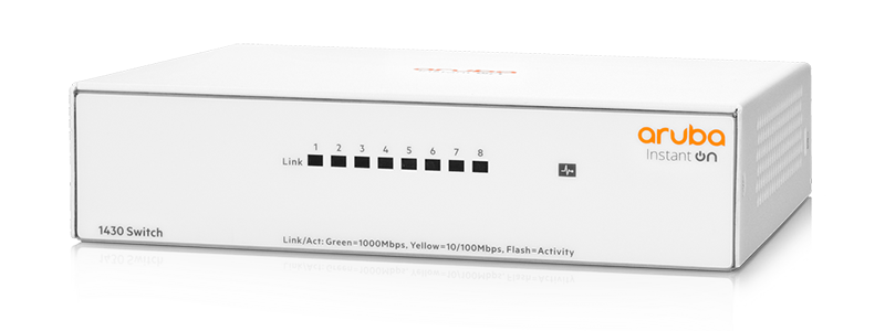 Aruba Instant On 1430 16-Port Gb Unmanaged PoE Switch | 16-Port